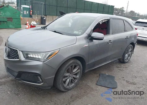 2019 Acura Mdx Tech A-Spec Pkgs z USA, uszkodzony, nr VIN 5J8YD4H07KL011714